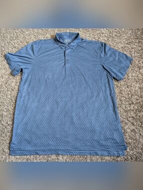 Vineyard Vines Navy OTG Palmero Golf Cart AOP Polo Shirt Men's XL